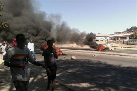 Picture Update Angry Bulawayo Joins Anti Mugabe Riot Zim Metro