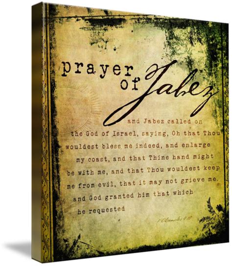 Prayer Of Jabez By Dallas Drotz