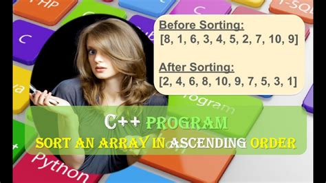C Program To Sort An Array In Ascending Order Sort Array In