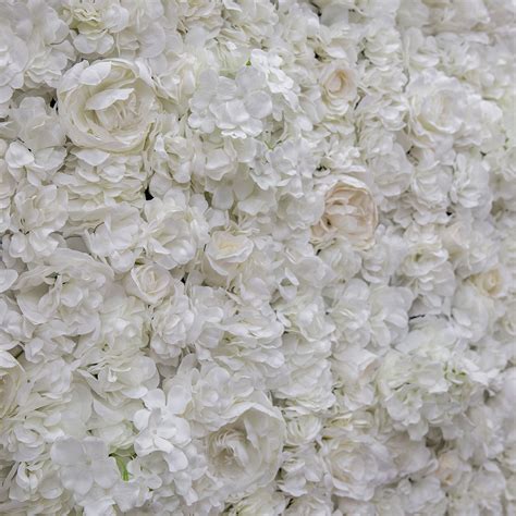 White Event Flower Wall White Flower Backdrop Event Décor Direct
