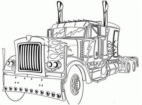 12 Intéressant Coloriage De Camion Images  COLORIAGE