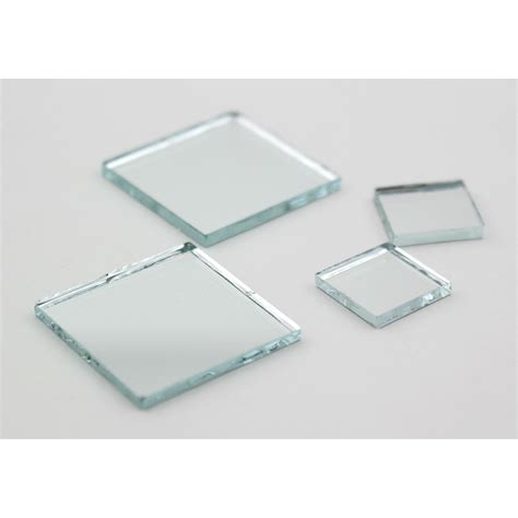 Glass Craft Mini Square Mirrors 1 2 And 1 Inch 25 Pieces Mosaic Mirror Tiles