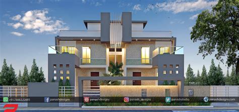 Modern Villa Two Story House Design Homify