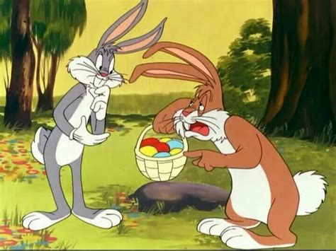 Bugs Bunny Meeting The Easter Rabbit The Happy Easter Rabbit Hooray