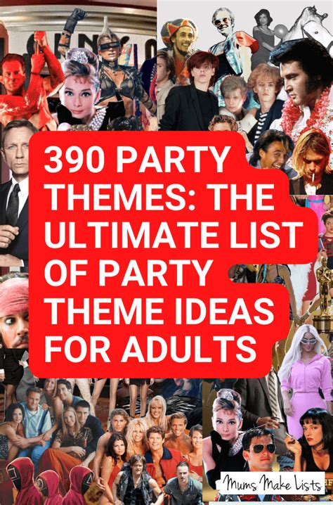 406 Best Party Themes For Adults 2023