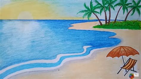 Beach Drawing Ideas At GetDrawings Free Download Bestfashi