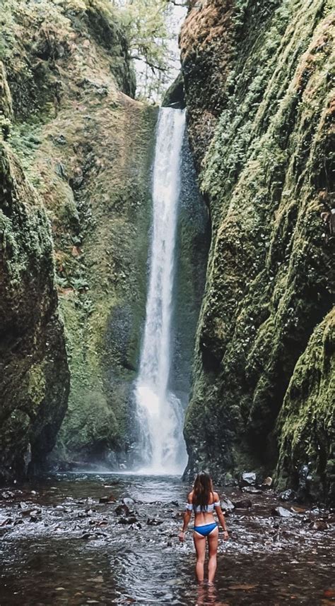 Oneonta Gorge Waterfall Is One Of The Best Hidden Gems Along The