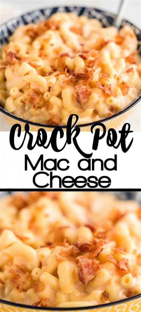 I may get paid for ads or purchases made through links in this post. Easy Crock Pot Mac and Cheese Recipe in 2020 (With images ...