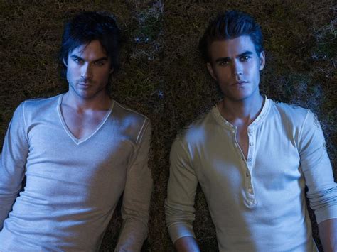 Brothers Damon And Stefan Salvatore Wallpaper 18281180 Fanpop