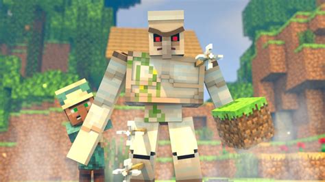 Villager And Pillager Life 4 Village Raid Minecraft Animation Youtube