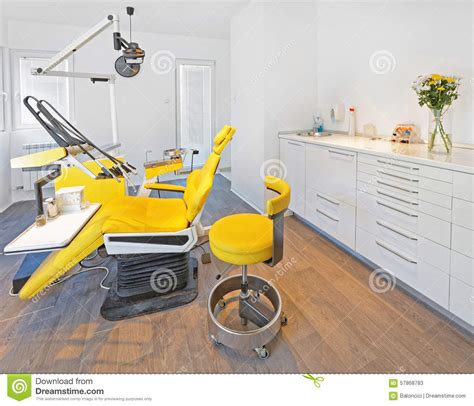 Dental Chair Stock Image Image Of Interior Clinic Orthodontic 57868783