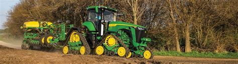 Videón A Legújabb John Deere 8rx Hevederes Traktor Mezőgazdasági