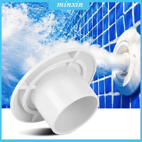 Minxin 2in 360° Rotatable Swimming Pool Massage Nozzle Water Outlet Spa