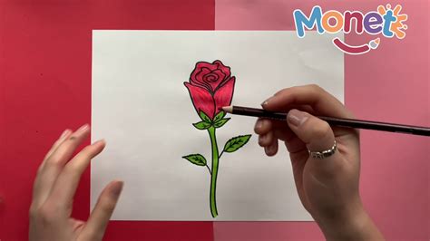 Como Dibujar Una Rosa Paso A Paso Youtube