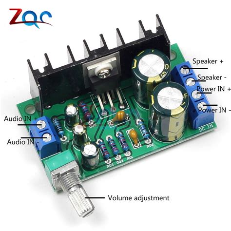 Tda Dc V W Mono Audio Amplifier Board Module Single