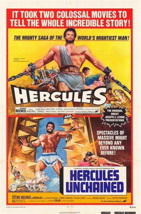 Hercules Hercules Unchained Movie Posters From Movie Poster Shop