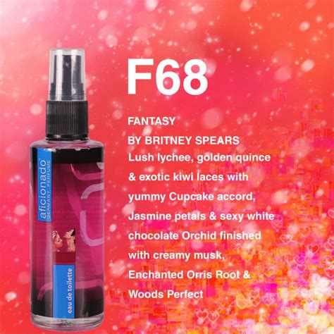 Aficionado F68 100ml Eau De Parfum Fantasy By Britney Spears For Women Shopee Philippines