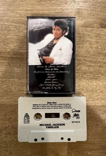 Michael Jackson Thriller Cassette Tape 1982 Tested 1145 Picclick