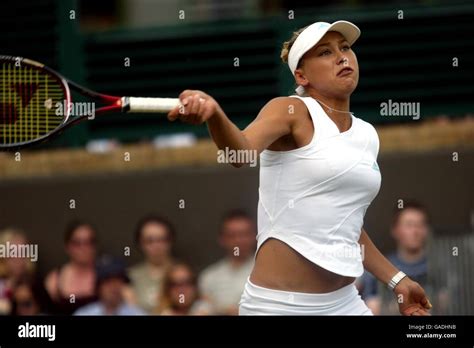 Anna Kournikova In Action Womens Doubles Hi Res Stock Photography And
