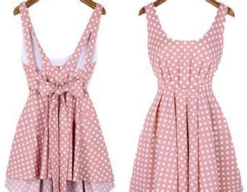 Three Color Dot Backless Bowknot Dress Ad Yt On Luulla