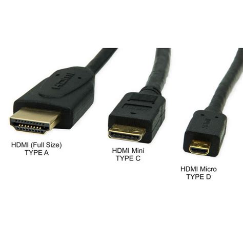 Hdmi Type A To Minimicro Hdmi Type Cd Cable Wiihey
