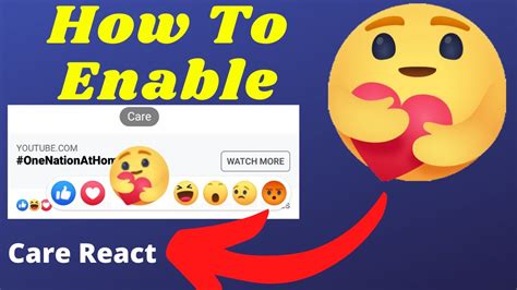 How To Get Care React On Facebook Enable New Care Reaction Emoji YouTube