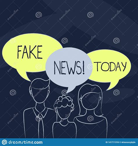 Text Sign Showing Fake News Conceptual Photo False Unsubstantiated