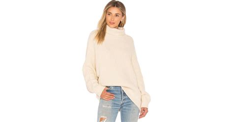 Free People Cotton Swim Too Deep Pullover Sweater In Ivory White Lyst