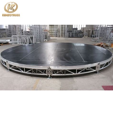 Easy Assembly Aluminum Portable Round Stage For Event China Round