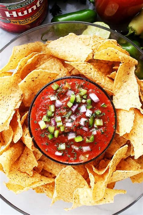 In mexico, it is known as salsa roja (red sauce)or salsa de. Homemade Restaurant Style Salsa | Easy Mexican Salsa ...
