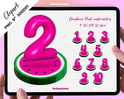 Clip Art Cocomelon Numbers From 1 To 10 Png Download Clipart Etsy Uk