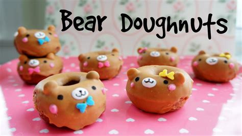 How To Make Mini Bear Doughnuts Valentines Recipe Youtube