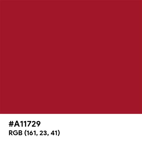 Haute Red Pantone Color Hex Code Is A11729