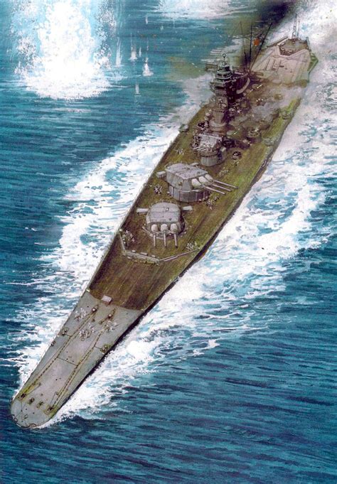 Marineart278 Ijn Yamato Navy Ships Imperial Japanese Navy