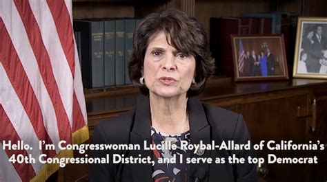 democratic weekly address weekly democratic response congresswoman lucille roybal