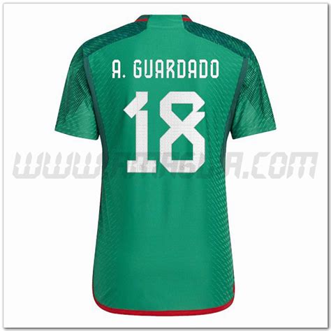 Maglia Messico A Guardado 18 Prima 2022 23 Ottima Qualità