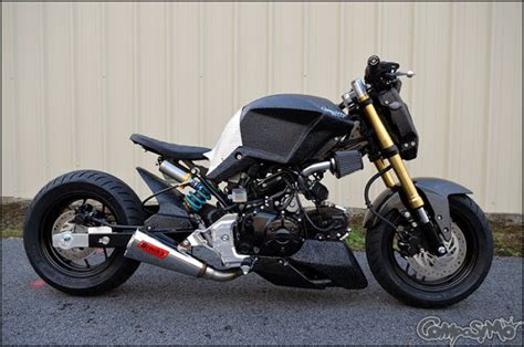 Custom honda grom scrambler concept one & two | motorcycle pictures. 2014 Honda GROM - Full Custom Bobber-style!