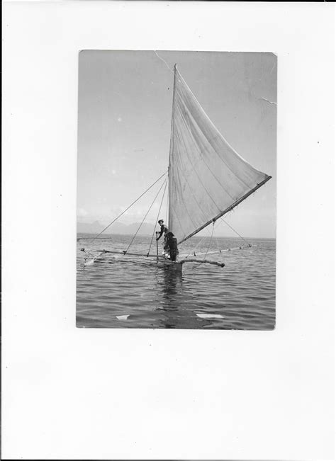 Canoe Racing In Raiatea Tahiti A Very Rare Photo Showing The Tahitian