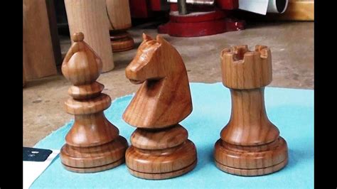 Woodturning A Chess Set The Knights Youtube