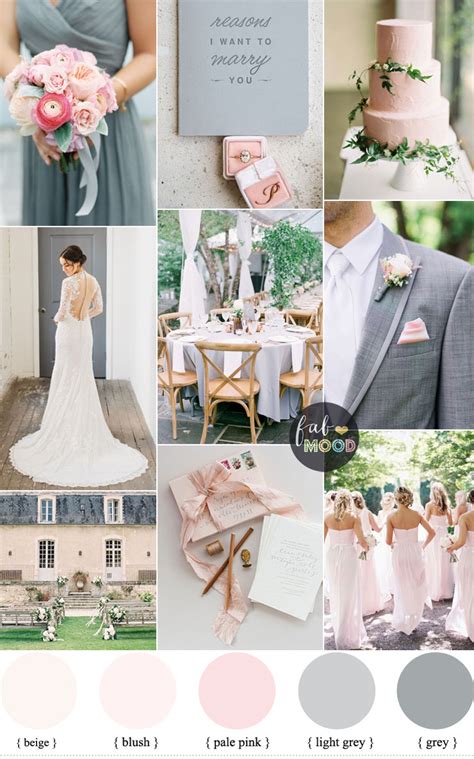 Blush And Grey Wedding Grey Wedding Theme Soft Pink Wedding Pink