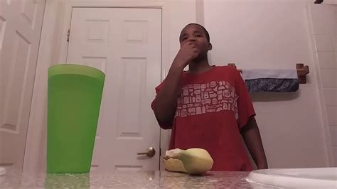 Banana And Sprite Challenge Vomit Alert Youtube