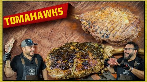 Como Cocinar Tomahawk Receta Tomahawks Los Reyes Del Grill Youtube