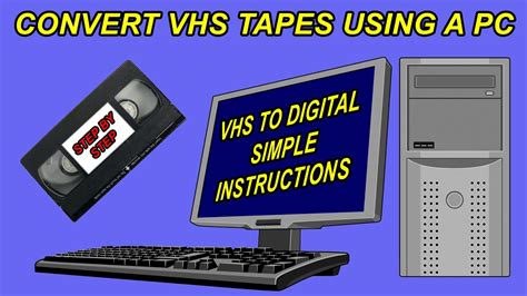 How To Convert Your Vhs Tapes Convert Vhs To Digital Youtube
