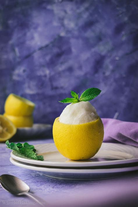 Lemon Sherbet Recipe Without An Ice Cream Machine Wheel Of Baking
