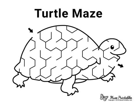 Free Printable Turtle Maze Download It At