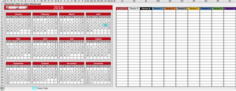 Calendar Year Excel Formula Calendar Printables Free Templates