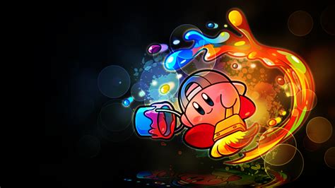 Kirby Paint Wallpaper By Sasori640 On Deviantart