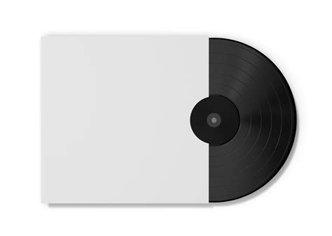 Music Vinyl And Record Label Disc Mockup 16692287 Png