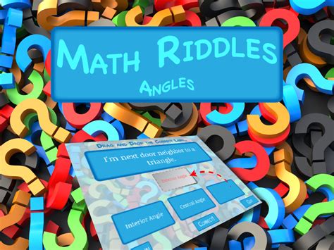 Interactive Math Game Math Riddles Angles Media4math