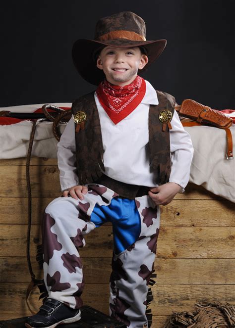 Kids Size Wild West Cowboy Costume